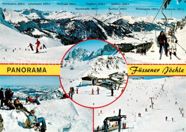 Sessellift Chairlift Telesiege Fuessener Joechle Graen in Tirol