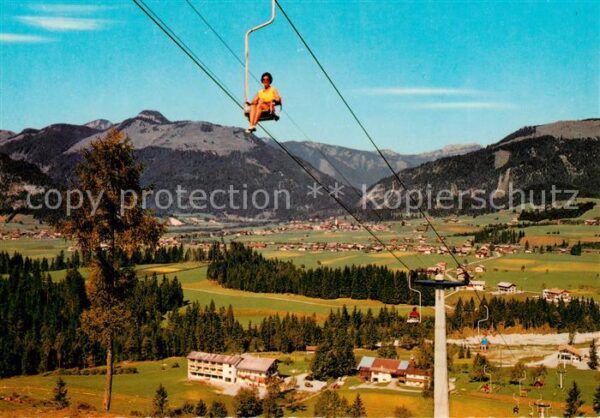 Sessellift Chairlift Telesiege Koessen Tirol Kompenwand