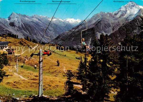 Sessellift Chairlift Telesiege Mayrhofen Zillertal Tirol