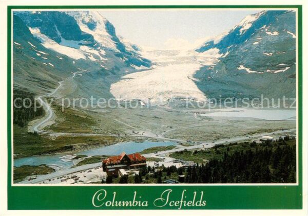 Gletscher Columbia Icefields Banff Jasper Highway