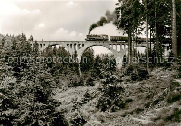Eisenbahn Railway Chemin de Fer Ernstthal am Rennsteig Bruecke im Finstergrund