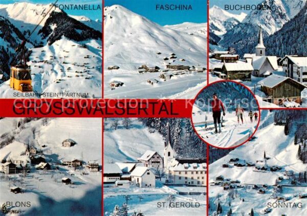 Seilbahn Cable-Car Telepherique Grosswalsertal oesterreich