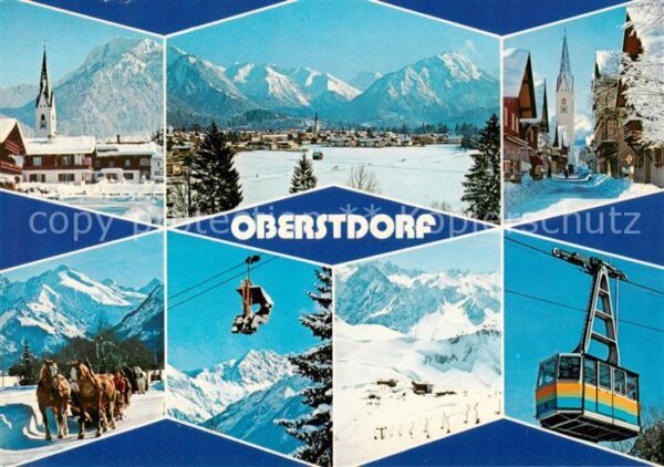 Seilbahn Cable-Car Telepherique Obersdorf Oberallgaeu