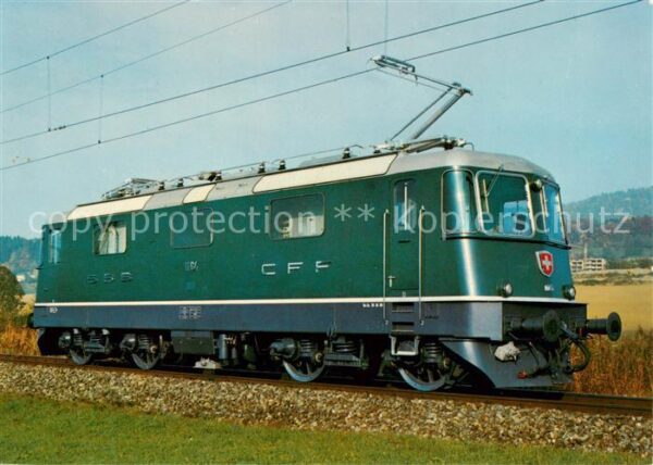 Eisenbahn Railway Chemin de Fer SBB Mehrzwecklokomotive Re 4/4 II 11156-57