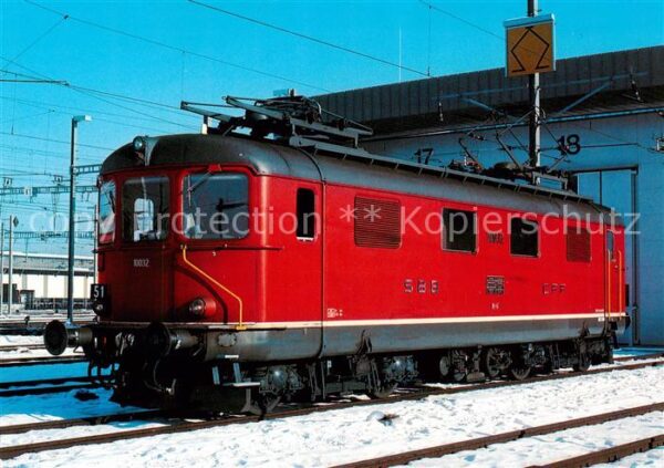 Eisenbahn Railway Chemin de Fer SBB Lokomotive Re 4/4 I 10032