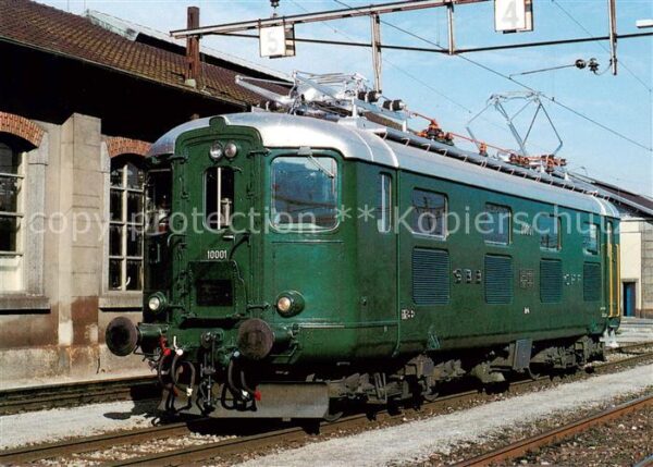 Eisenbahn Railway Chemin de Fer SBB Lokomotive Re 4/4 I 10001