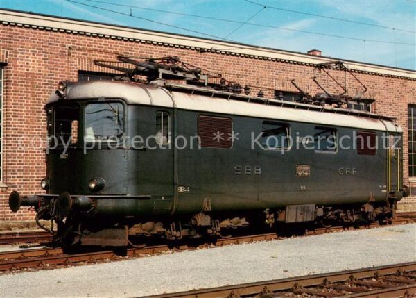 Eisenbahn Railway Chemin de Fer SBB lokomotive Re 4/4 I 10027