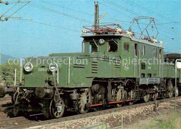 Lokomotive Eisenbahn Railway Elektrolokomotive 1189.05
