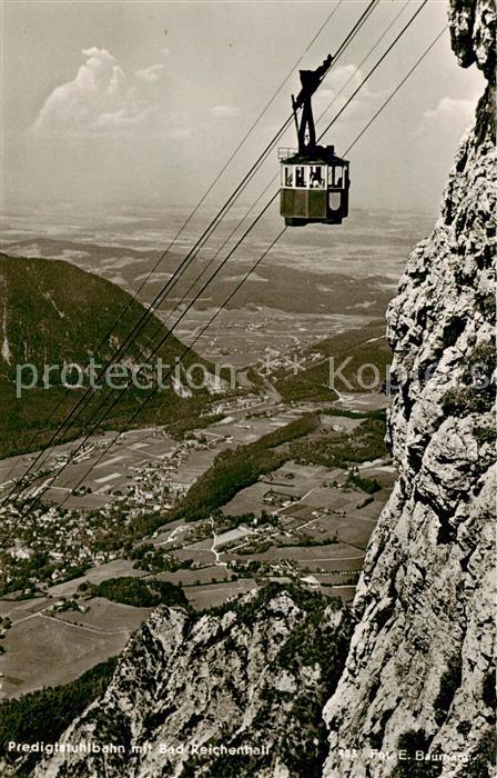 Seilbahn Cable-Car Telepherique Predigtstuhlbahn Bad Reichenthall