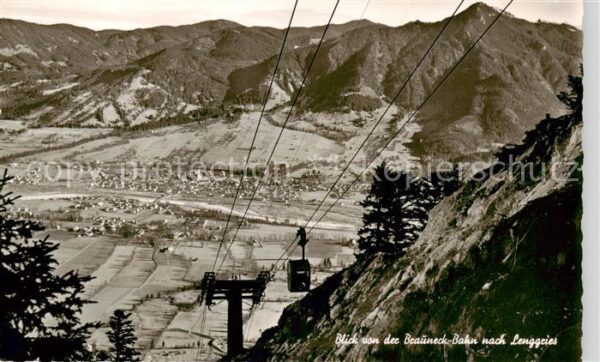 Seilbahn Cable-Car Telepherique Braueneck-Bahn Lenggries