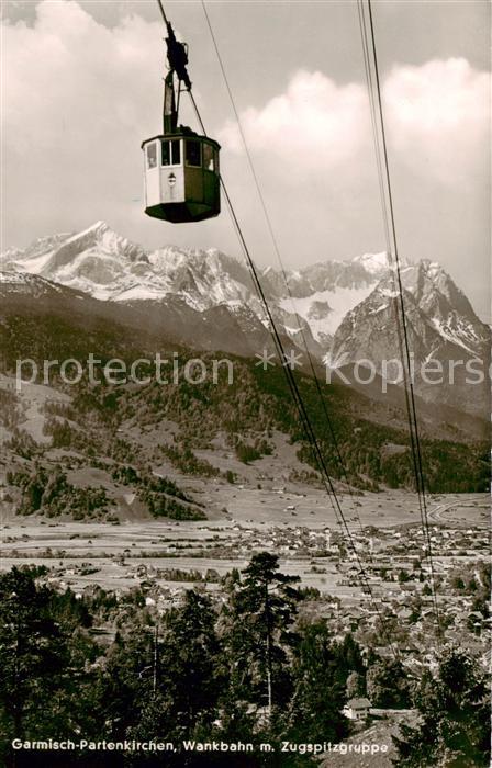 Seilbahn Cable-Car Telepherique Garmisch-Partenkirchen Wankbahn Zugspitzgruppe
