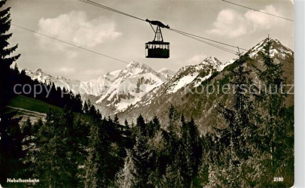 Seilbahn Cable-Car Telepherique Nebelhornbahn