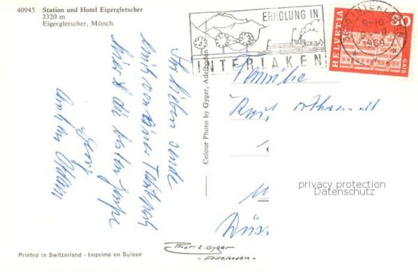 Zahnradbahn Rack Railway-- Eigergletscher Moench – Bild 2
