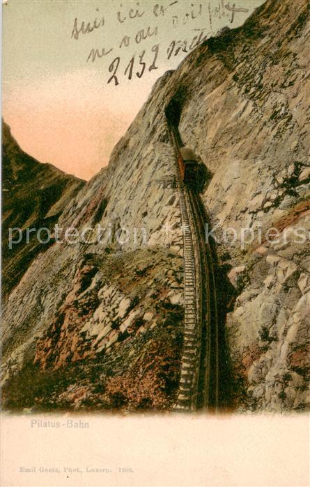 Zahnradbahn Rack Railway-- Pilatus-Bahn
