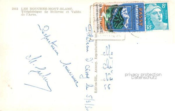 Seilbahn Cable-Car Telepherique Les Houches-Mont-Blanc – Bild 2