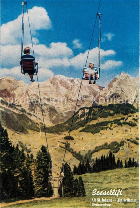 Sessellift Chairlift Telesiege Alt St. Johann Alp Sellamatt