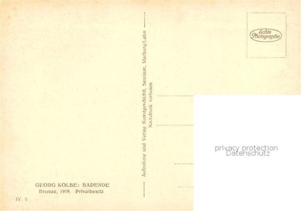 Kolbe Georg Skulpturen Badende – Bild 2