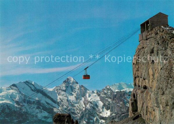 Seilbahn Cable-Car Telepherique Muerren Berner Oberland Schweiz Gspaltenhorn