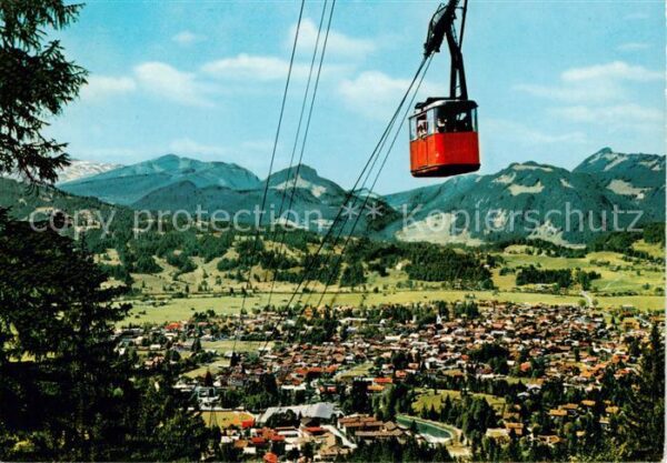 Seilbahn Cable-Car Telepherique Oberstdorf Allgoeu