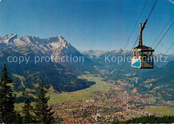 Seilbahn Cable-Car Telepherique Wankbahn Garmisch Partenkirchen