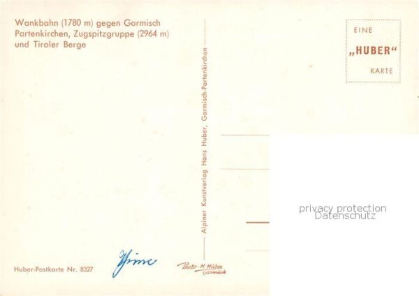 Seilbahn Cable-Car Telepherique Wankbahn Garmisch Partenkirchen – Bild 2
