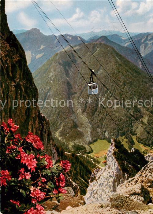 Seilbahn Cable-Car Telepherique Rauscberg-Bahn Ruhpolding Oberbayern