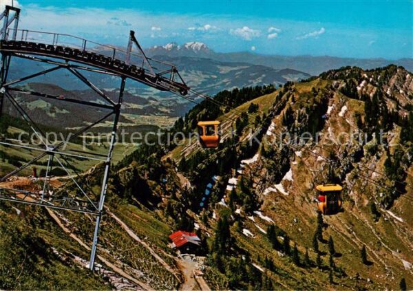 Seilbahn Cable-Car Telepherique Hochgratbahn Oberstaufen-Steibis Allgaeu