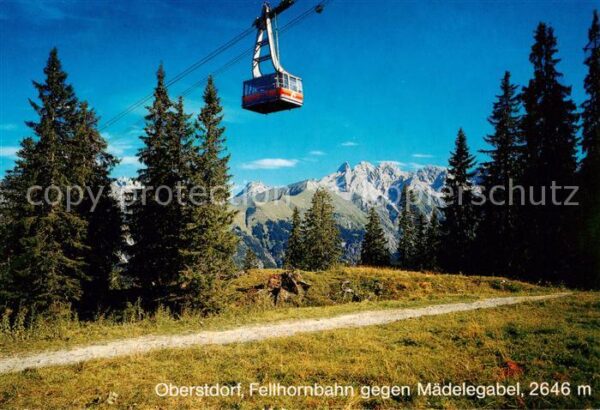Seilbahn Cable-Car Telepherique Oberstdorf Fellhornbahn Maedelegabel