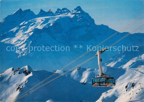 Seilbahn Cable-Car Telepherique Verbier le Jumbo