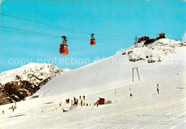 Seilbahn Cable-Car Telepherique Passo Stelvio