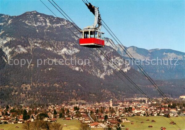 Seilbahn Cable-Car Telepherique Garmisch-Partenkirchen
