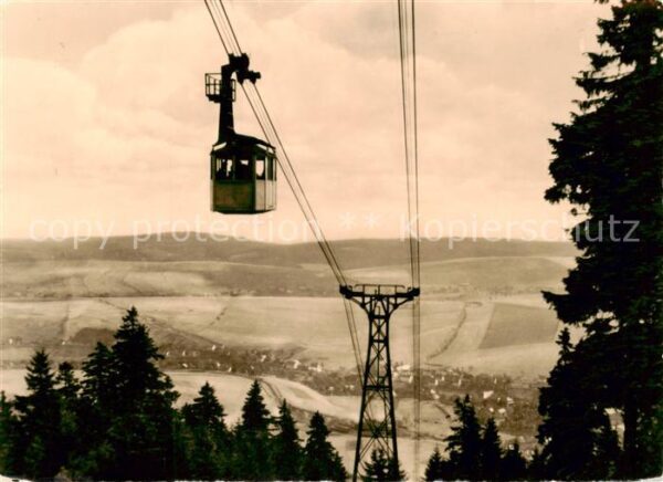 Seilbahn Cable-Car Telepherique Oberwiesenthal Erzgeb. Fichtelberg