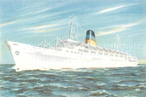 Dampfer Oceanliner Greek Line Tss OLIMPIA