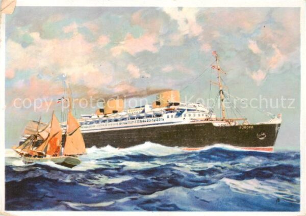 Dampfer Oceanliner EUROPA
