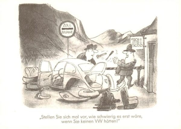 VW Volkswagen Spass am VW Zoll