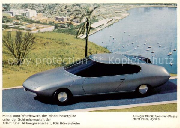 Autos Adam Opel 3 Sieger 1967/68 Senioren Klasse Horst Peter