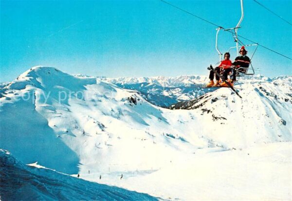 Sessellift Chairlift Telesiege Zauchensee Pangau Gamskogel