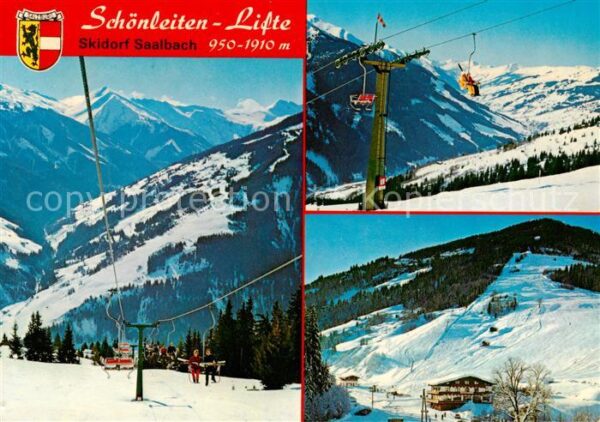 Sessellift Chairlift Telesiege Schoenleiten Lifte Saalbach