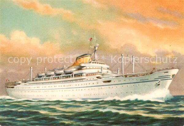 Dampfer Oceanliner LLOYD Triestino M/n AFRICA