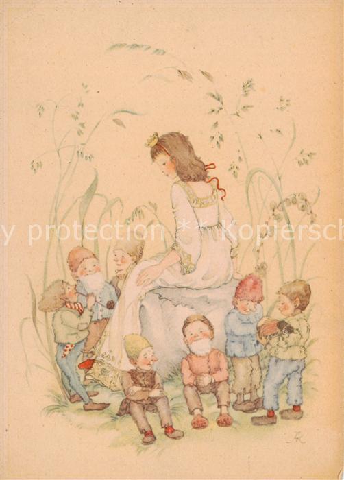 Maerchen Sagen fairy tale conte Schneewittchen Paul Saeuberlich Nr. 54 Litho