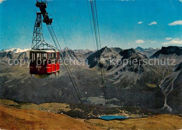 Seilbahn Cable-Car Telepherique Arosa Weisshorn
