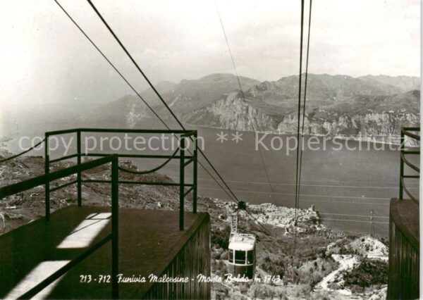 Seilbahn Cable-Car Telepherique Monte Blanco Funivia Malcexsine