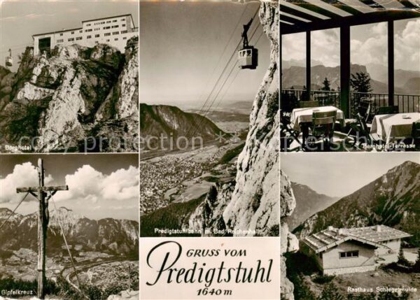 Seilbahn Cable-Car Telepherique Predigtstuhl