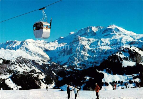 Seilbahn Cable-Car Telepherique Lenk Berner Oberland