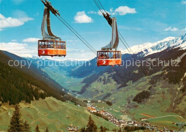 Seilbahn Cable-Car Telepherique Diesentis Buendner Oberland