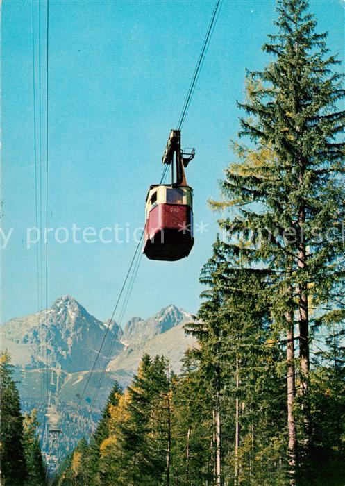 Seilbahn Cable-Car Telepherique Vysoke Tatry