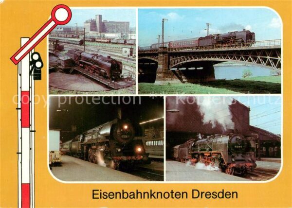 Eisenbahn Railway Chemin de Fer Eisenbahnknoten Dresden