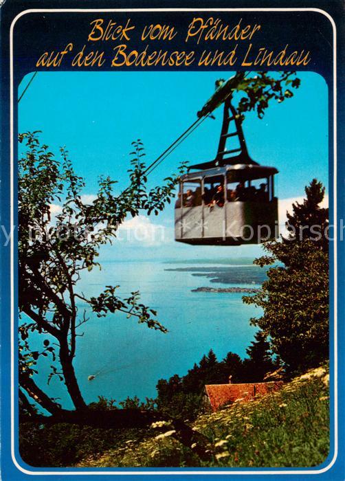 Seilbahn Cable-Car Telepherique Pfaender Bodensee Lindau