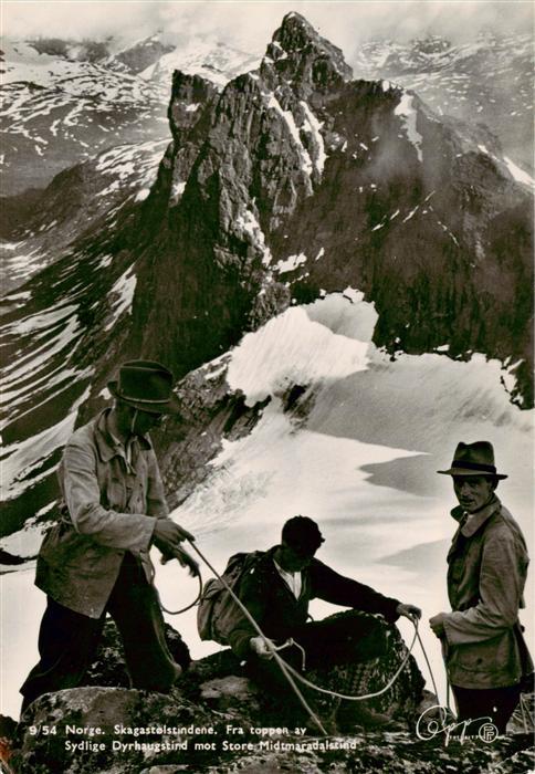Bergsteigen Klettern CPP 9/54 Norge Skagastelstindene