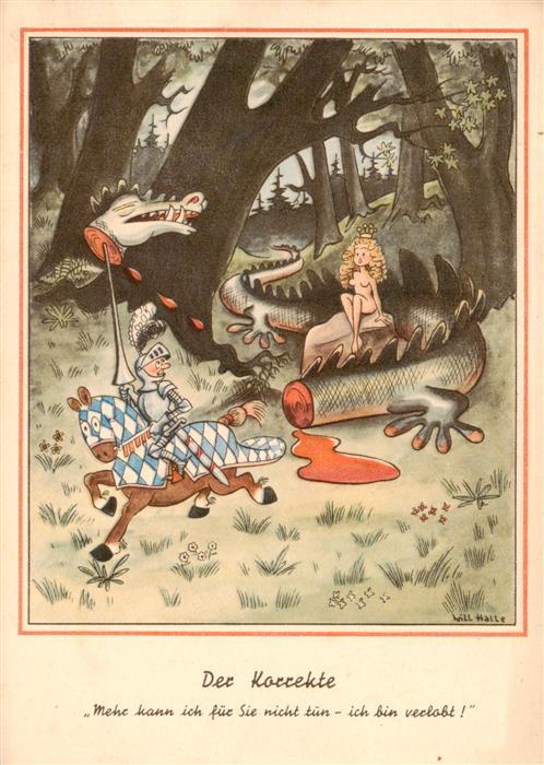 Maerchen Sagen fairy tale conte Der Korrekte Will Halle
